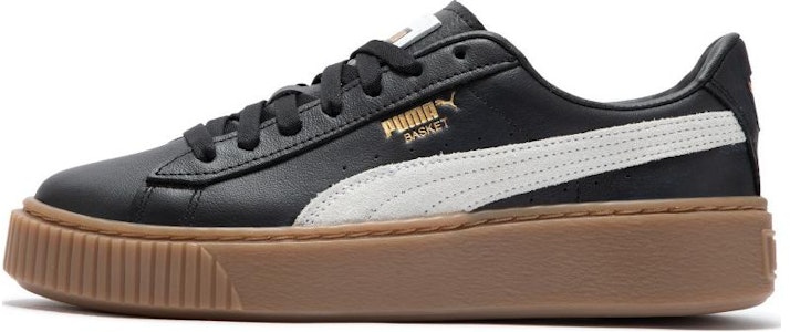 PUMA Basket Platform L 防滑耐磨 低筒 板鞋 女款 黑色 Buy PUMA Basket Platform L 防滑耐磨 低筒 板鞋 女款 黑色