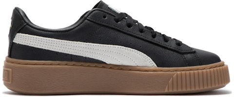 PUMA Basket Platform L 防滑耐磨 低筒 板鞋 女款 黑色 Order PUMA Basket Platform L 防滑耐磨 低筒 板鞋 女款 黑色