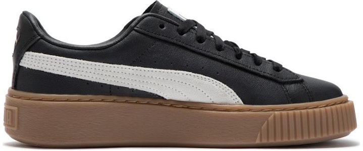 PUMA Basket Platform L 防滑耐磨 低筒 板鞋 女款 黑色 Order PUMA Basket Platform L 防滑耐磨 低筒 板鞋 女款 黑色