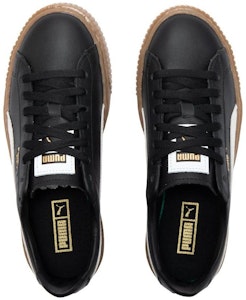 PUMA Basket Platform L 防滑耐磨 低筒 板鞋 女款 黑色 Shop PUMA Basket Platform L 防滑耐磨 低筒 板鞋 女款 黑色