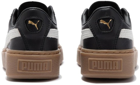 PUMA Basket Platform L 防滑耐磨 低筒 板鞋 女款 黑色 Purchase PUMA Basket Platform L 防滑耐磨 低筒 板鞋 女款 黑色