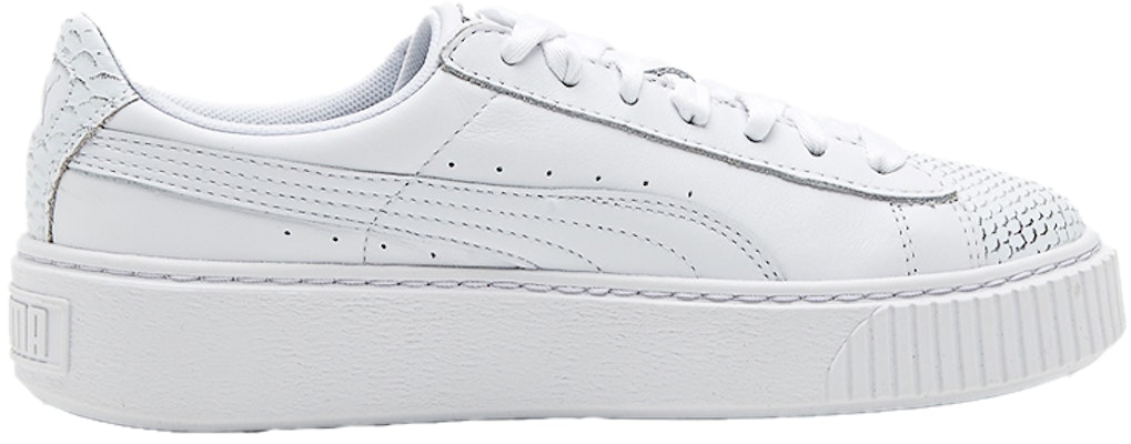 (W) プーマ バスケットプラットフォーム 白 (Puma Basket Platform 白) 366442-02 Order (W) プーマ バスケットプラットフォーム 白 (Puma Basket Platform 白) 366442-02