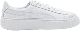 Order (W) Puma Basket Platform Ocean Leisure Kasut Luncur Putih 366442-02