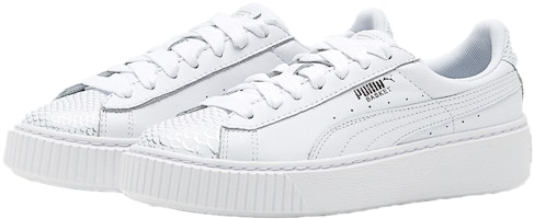 (W) Puma Basket Platform Ocean Leisure Kasut Luncur Putih 366442-02 Lookbook (W) Puma Basket Platform Ocean Leisure Kasut Luncur Putih 366442-02
