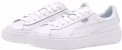 (W) Puma Basket Platform Ocean Leisure Kasut Luncur Putih 366442-02
