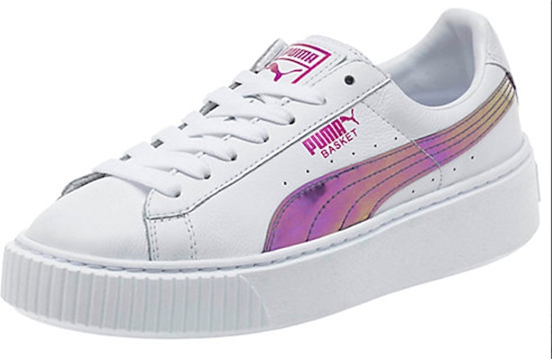 Comprar Preschool Puma Basket Platform Rainbow White 364529 02 Novelship