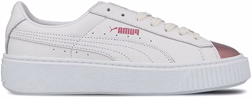 (W) Puma Basket Platform Metallic 'S' Putih/Snow Lilac 366169-04 Order (W) Puma Basket Platform Metallic 'S' Putih/Snow Lilac 366169-04