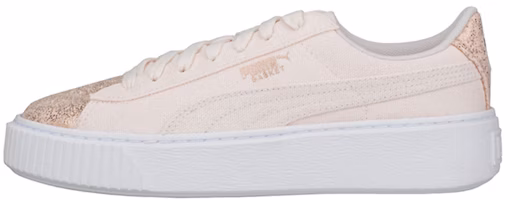 (Women) Puma Basket Platform Rose Gold 366494-02 (Women) Puma Basket Platform Rose Gold 366494-02