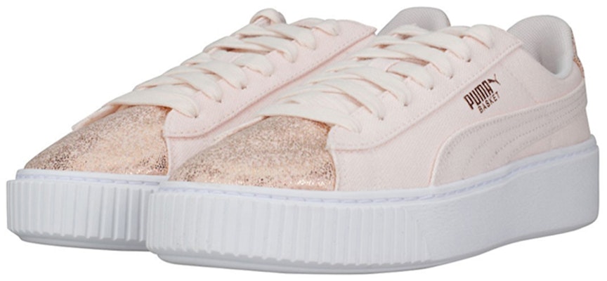 (Women) Puma Basket Platform 'Pearl Rose Gold' 366494-02 Order (Women) Puma Basket Platform 'Pearl Rose Gold' 366494-02