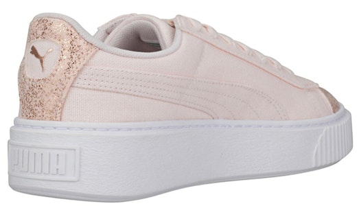 (W) Puma Basket Plataforma Oro Rosa 366494-02 Shop (W) Puma Basket Plataforma Oro Rosa 366494-02