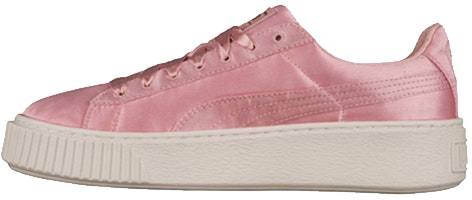 (Women) Puma Basket Platform 'Satin - Pink' 365719-01 (Women) Puma Basket Platform 'Satin - Pink' 365719-01