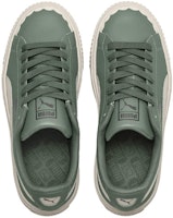 (W) 푸마 바스켓 플랫폼 스캘럽 그린/화이트 366723-01 Lookbook (W) 푸마 바스켓 플랫폼 스캘럽 그린/화이트 366723-01