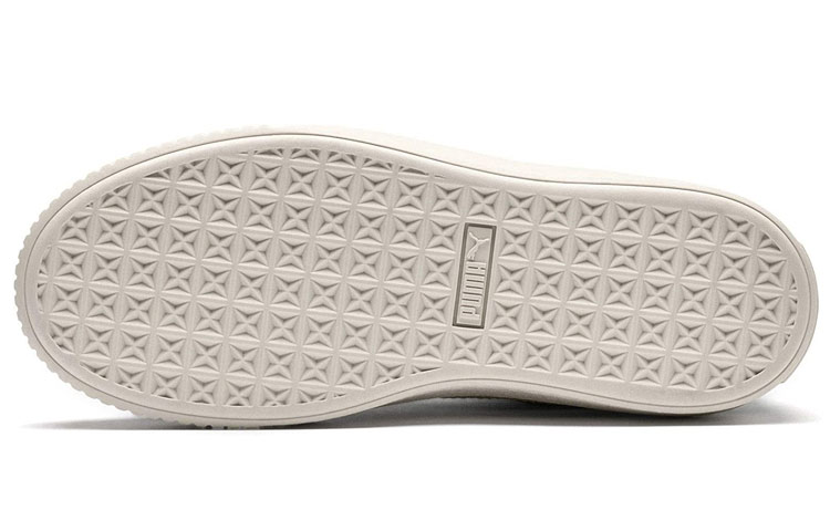 Purchase PUMA Basket Platform Scallop 厚底 低筒 板鞋 女款 綠白