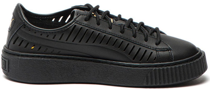 (W) Puma Basket Platform Zapatos Casuales de Verano Negros 365190-02 Order (W) Puma Basket Platform Zapatos Casuales de Verano Negros 365190-02