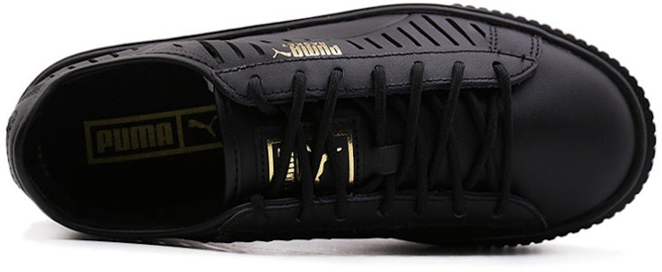 (W) Puma Basket Platform Zapatos Casuales de Verano Negros 365190-02 Lookbook (W) Puma Basket Platform Zapatos Casuales de Verano Negros 365190-02