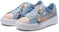 Order (W) Puma Basket Platform Coach 'Putih Biru Coklat' 366364-01