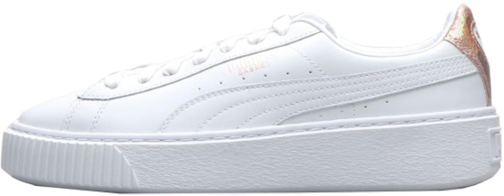 (Women) Puma Basket Platform 'White Gold' 368190-02 Buy (Women) Puma Basket Platform 'White Gold' 368190-02