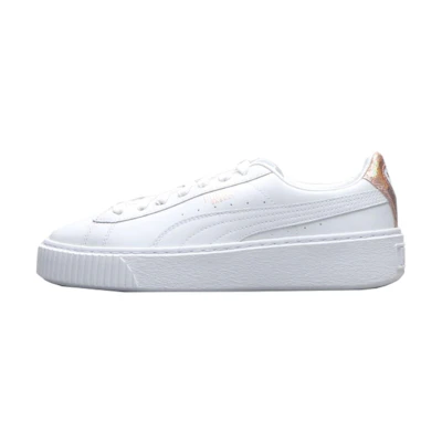 (W) Puma Basket Platform 'White Gold'