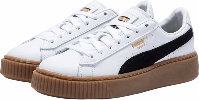 (Women) Puma Basket Platform L 'White' 394369-01 Lookbook (Women) Puma Basket Platform L 'White' 394369-01