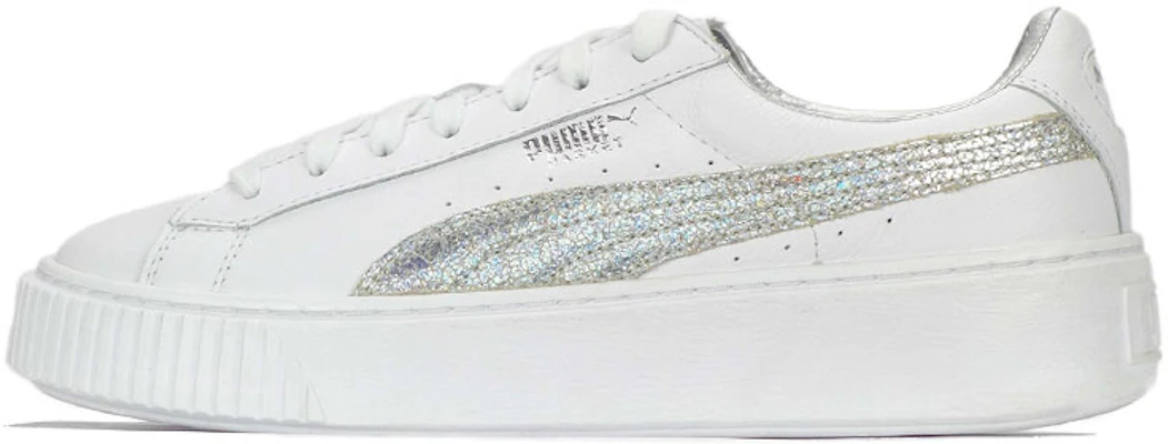 (W) (レディース)プーマバスケットプラットフォーム『ホワイトシルバー』365064-01 365064-01 Buy (W) (レディース)プーマバスケットプラットフォーム『ホワイトシルバー』365064-01 365064-01