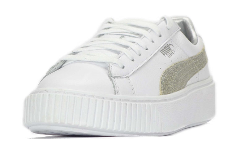 (W) Puma Basket Platform 'White Silver' 圖 4