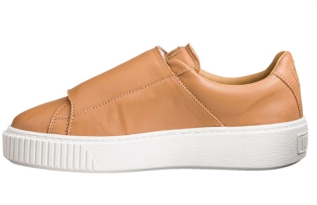 Buy Women Puma Basket Platform Big Strap Khaki 364123 03 Novelship