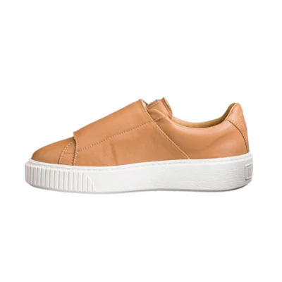 (W) Puma Basket Platform Big Strap 'Khaki'