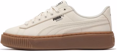 (Women) Puma Basket Platform Canvas 'Beige' 399251-02 (Women) Puma Basket Platform Canvas 'Beige' 399251-02