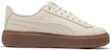 (W) Puma Basket Platform Canvas 'Beige' Kasut Canvas Beige 399251-02