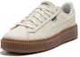 Lookbook (W) Puma Basket Platform Canvas 'Beige' Kasut Canvas Beige 399251-02