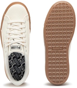 PUMA Basket Platform Canvas 防滑 低筒 帆布鞋 女款 米色 Details for PUMA Basket Platform Canvas 防滑 低筒 帆布鞋 女款 米色