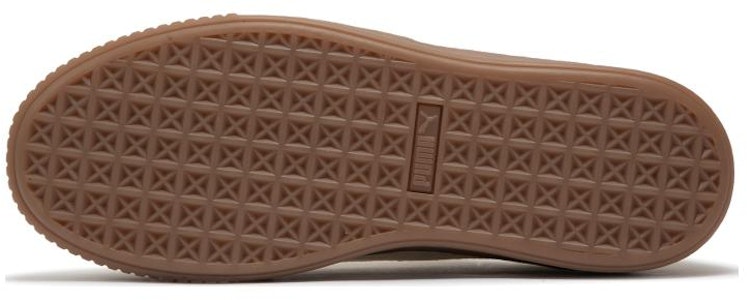 PUMA Basket Platform Canvas 防滑 低筒 帆布鞋 女款 米色 Cheap PUMA Basket Platform Canvas 防滑 低筒 帆布鞋 女款 米色