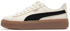 Buy (W) Puma Basket Platform Canvas 'Beige Black' Beige Hitam 399251-01