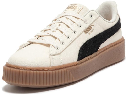 (Women) Puma Basket Platform Canvas 'Beige Black' 399251-01 Lookbook (Women) Puma Basket Platform Canvas 'Beige Black' 399251-01