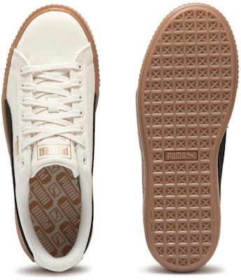 (Women) Puma Basket Platform Canvas 'Beige Black' 399251-01 Details for (Women) Puma Basket Platform Canvas 'Beige Black' 399251-01