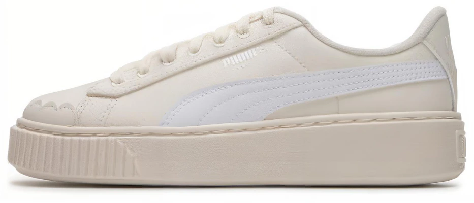 (W) PUMA Basket Platform Canvas V2 Bianche Sneakers Basse Casual Traspiranti 399699-02 Buy (W) PUMA Basket Platform Canvas V2 Bianche Sneakers Basse Casual Traspiranti 399699-02