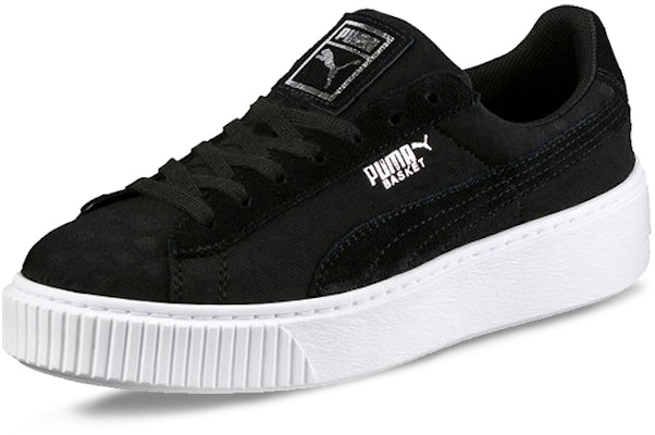 (Women) Puma Basket Platform Casual Sneakers Black/White 364102-01 Order (Women) Puma Basket Platform Casual Sneakers Black/White 364102-01