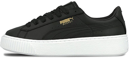 (Women) Puma Basket Platform Core 'Black Gold' 364040-03 (Women) Puma Basket Platform Core 'Black Gold' 364040-03