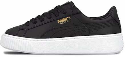 (Women) Puma Basket Platform Core 'Black Gold'  364040-03 (Women) Puma Basket Platform Core 'Black Gold'  364040-03