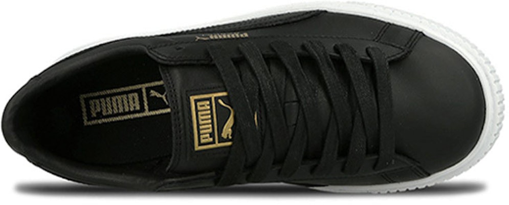 (Women) Puma Basket Platform Core 'Black Gold' 364040-03 Shop (Women) Puma Basket Platform Core 'Black Gold' 364040-03