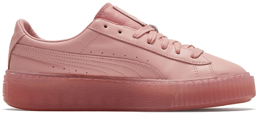 (Women) Puma Basket Platform Core Pink Low Board Shoes 364040-09 Order (Women) Puma Basket Platform Core Pink Low Board Shoes 364040-09