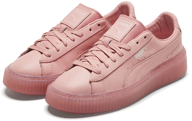 (Women) Puma Basket Platform Core Pink Low Board Shoes 364040-09 Lookbook (Women) Puma Basket Platform Core Pink Low Board Shoes 364040-09