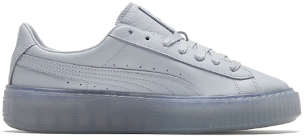 (W) Sepatu Puma Basket Platform Core Biru Muda/Perak Rendah 364040-10 Order (W) Sepatu Puma Basket Platform Core Biru Muda/Perak Rendah 364040-10