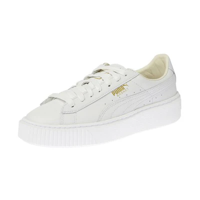 (W) Puma Basket Platform Core 'White Gold'