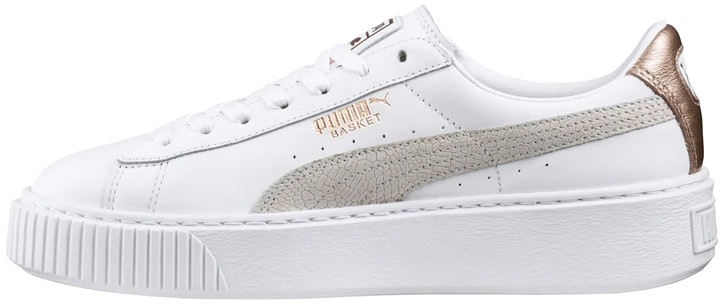Puma basket 2025 platform euphoria white