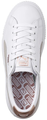 (W) Puma Basket Platform Euphoria RG 'Putih Abu Emas' 366814-02 Purchase (W) Puma Basket Platform Euphoria RG 'Putih Abu Emas' 366814-02