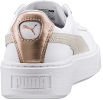 (W) Puma Basket Platform Euphoria RG 'Putih Abu Emas' 366814-02 Details for (W) Puma Basket Platform Euphoria RG 'Putih Abu Emas' 366814-02