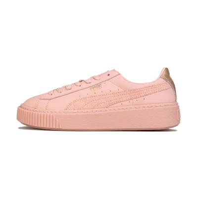 (W) Puma Basket Platform Euphoria RG 'Pink'