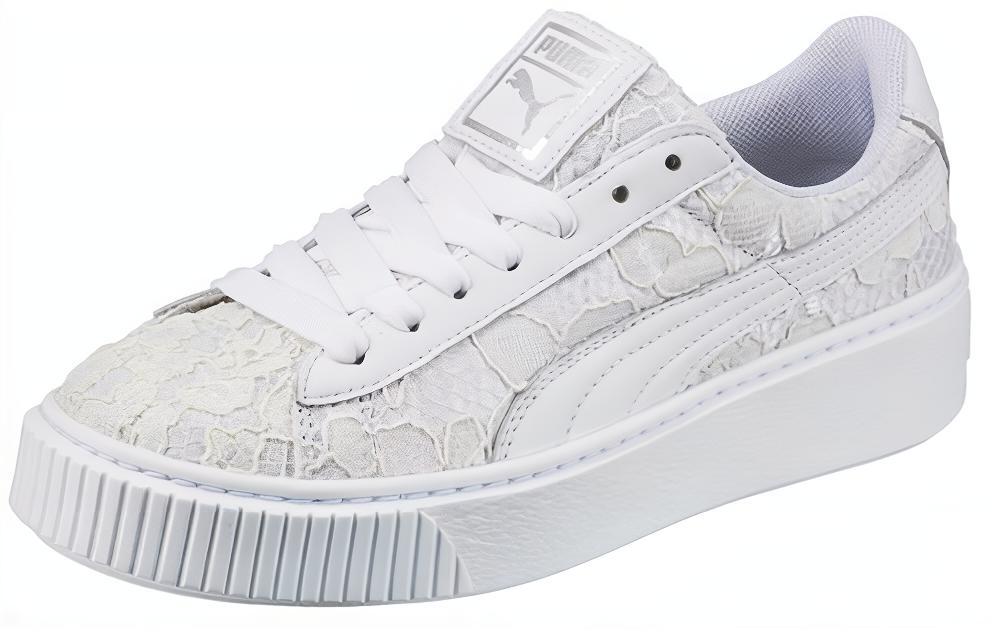 (W) Puma Basket Platform FO 'Lace - White' 圖 3