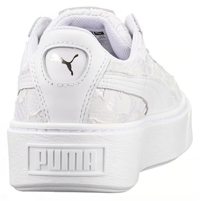 (Women) Puma Basket Platform FO 'Lace - White' 364091-01 Shop (Women) Puma Basket Platform FO 'Lace - White' 364091-01